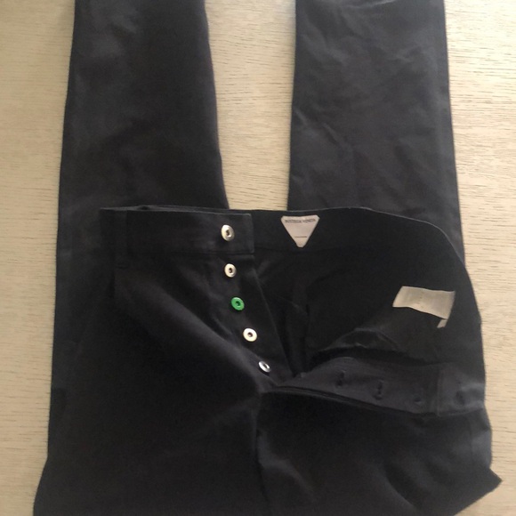 BOTTEGA VENETA ユニフォームスラックスパンツ UNIFORM BOTTEGA VENETA UNIFORM WOOL PANTS NAVY SIZE-48 800343